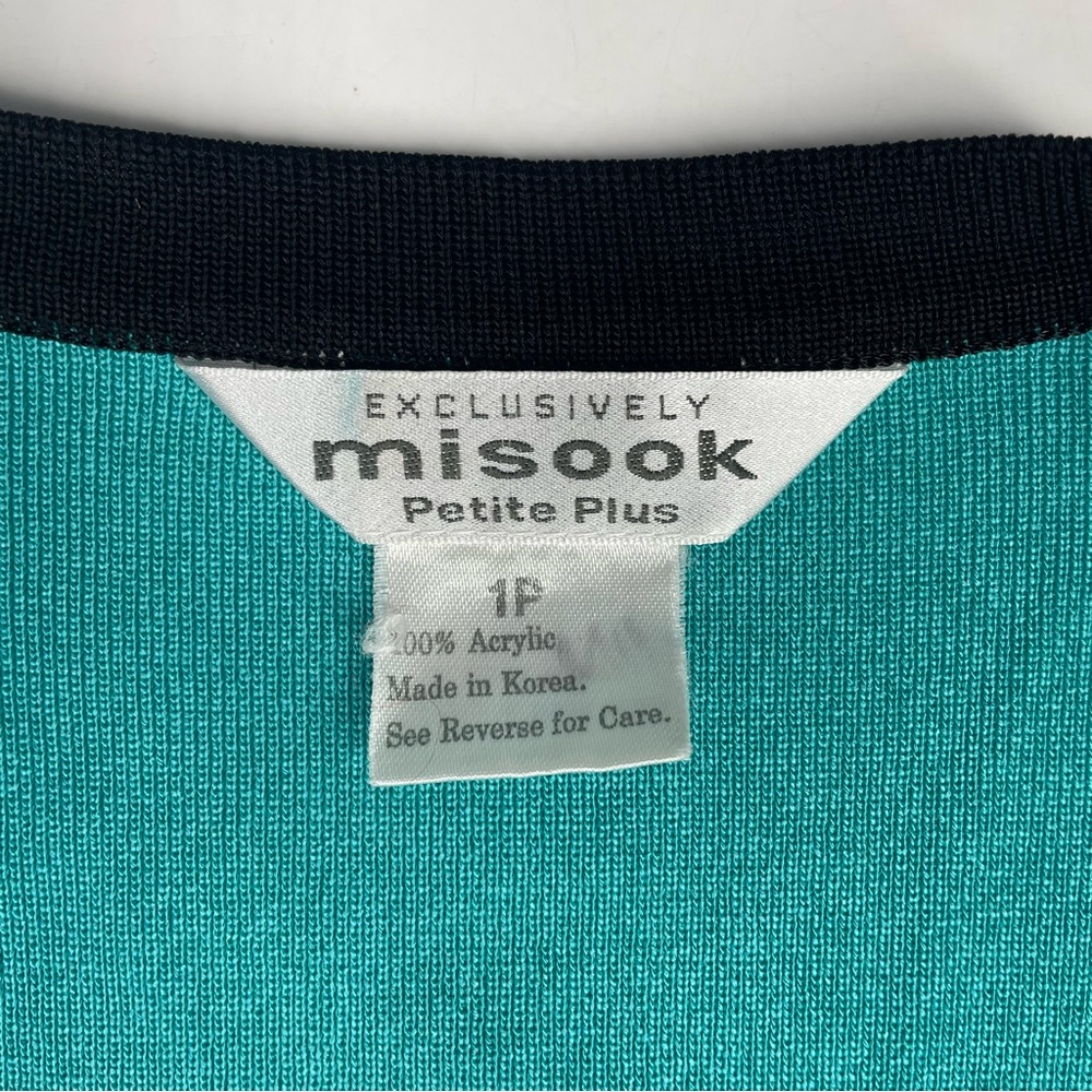 Exclusively Misook Single Button Cardigan Sweater… - image 4